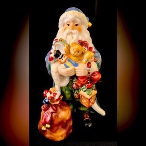 Santa Claus Figurine with Toys Sprinkles by Coynes & Company Bavarian Porcelain